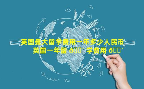 英国曼大留学费用一年多少人民币 英国一年留 🌴 学费用 🐴 多少钱